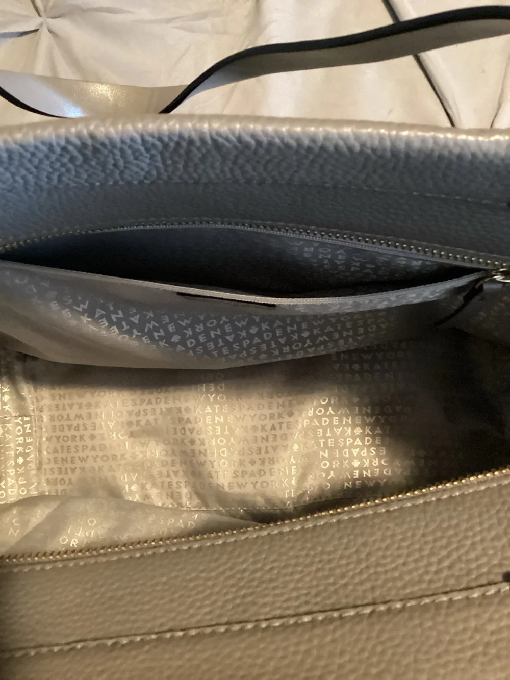 kate spade structured leather